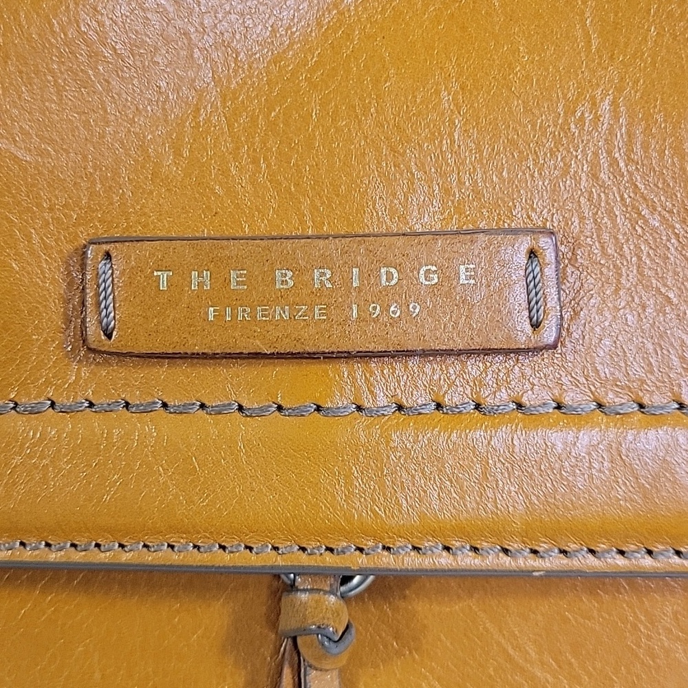 The Bridge Firenze 1969 Brown Leather Crossbody Bag - Picture 3 of 15